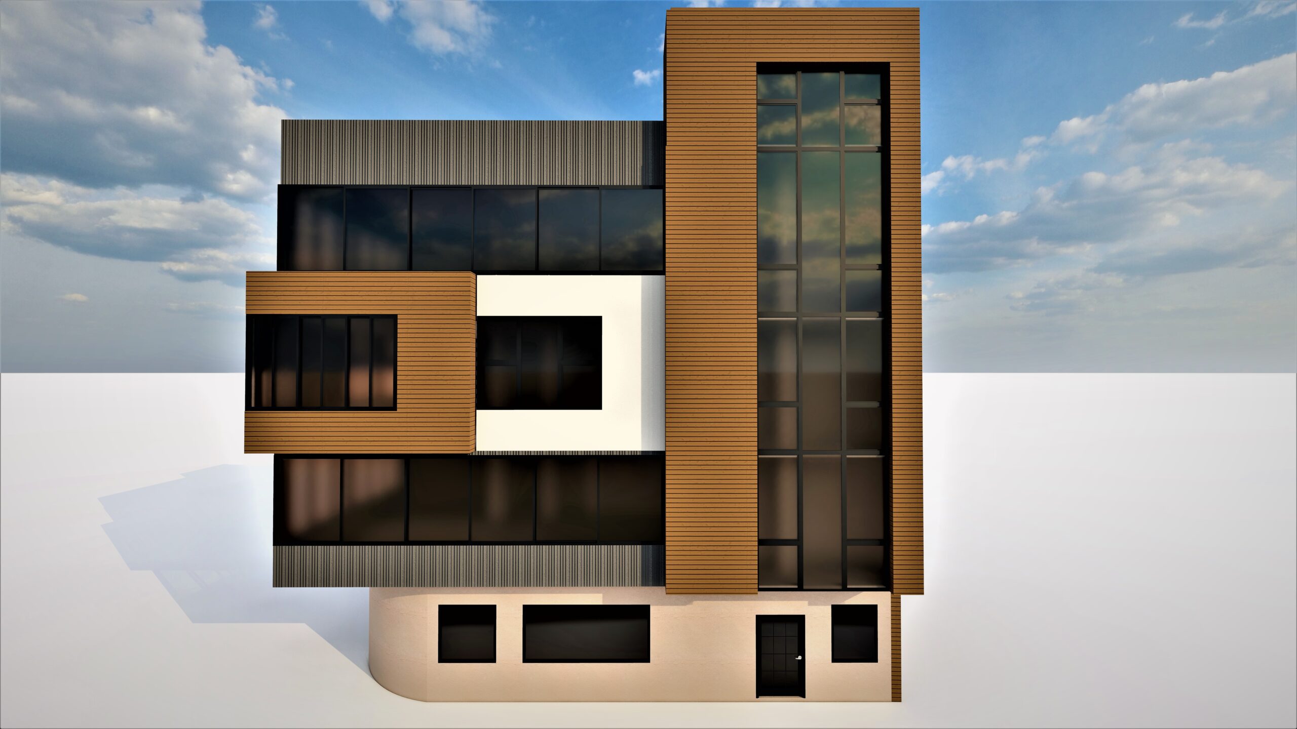 Proyecto de construcción de vivienda residencial unifamiliar minimalista camivaltho_01